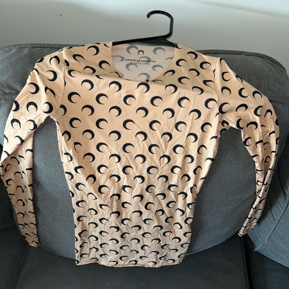 Marine Serre Long Sleeve T-Shirt